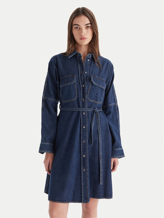 Джинсовое платье regular fit Balenio 2525226081 Weekend Max Mara, синий
Джинсовое платье regular fit Balenio 2525226081 Weekend Max Mara, синий