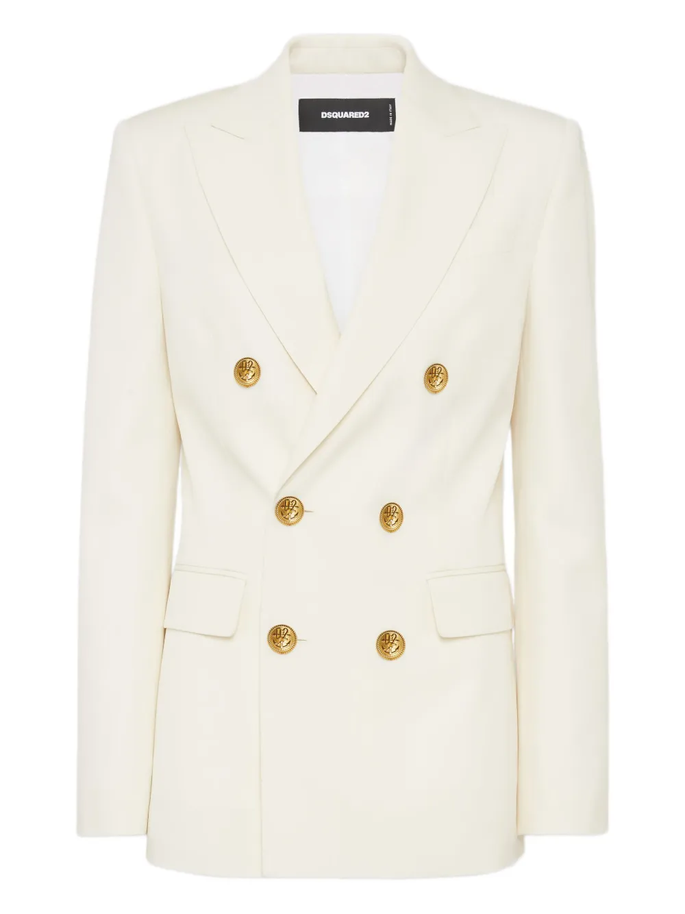 Двубортный пиджак DSQUARED2, белый
Двубортный пиджак DSQUARED2, белый