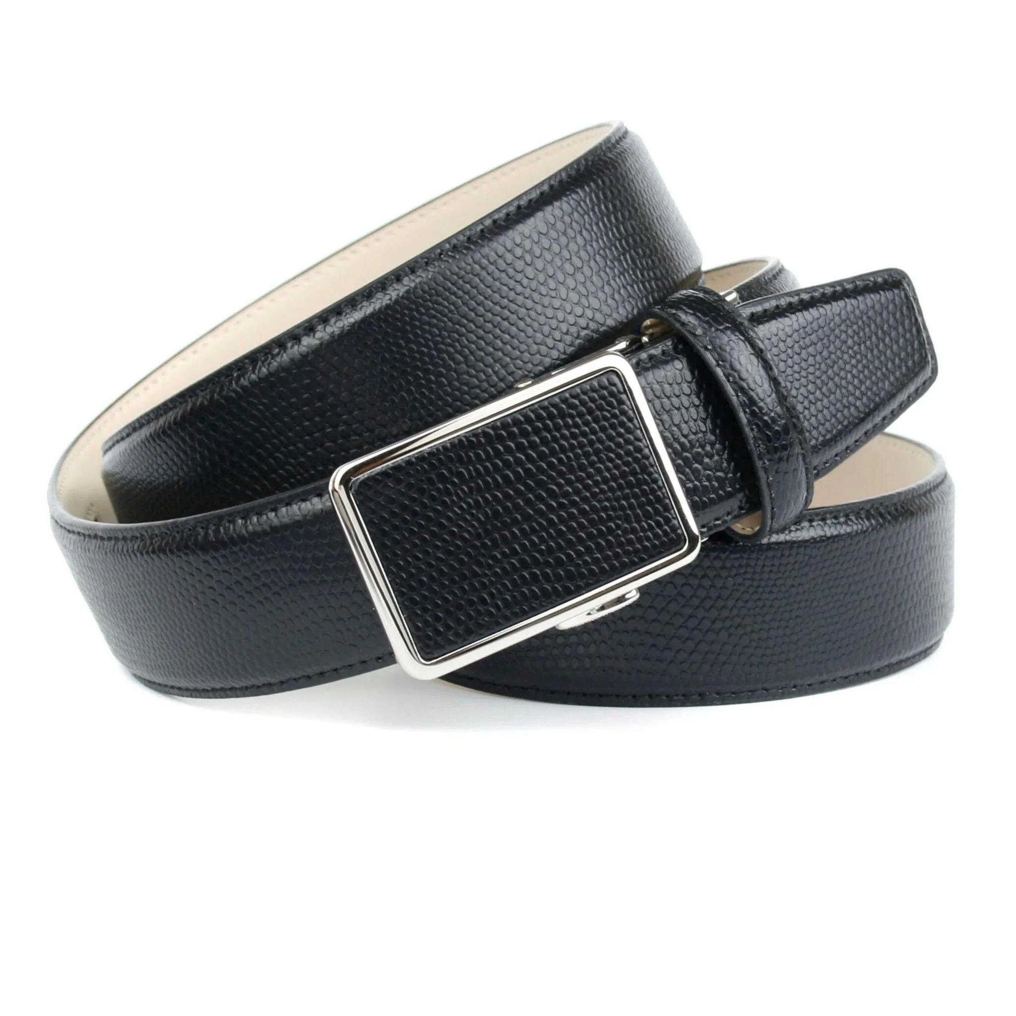 Ремень Anthoni Crown кожаный, с тиснением монитора, мужской ремень, черный 
Ремень Anthoni Crown кожаный, с тиснением монитора, мужской ремень, черный