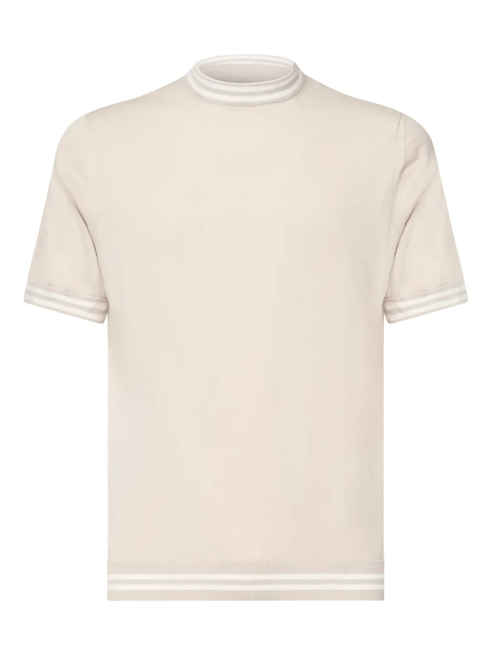 Свитер с короткими рукавами и ребристой отделкой Eleventy, нейтральный
Свитер с короткими рукавами и ребристой отделкой Eleventy, нейтральный