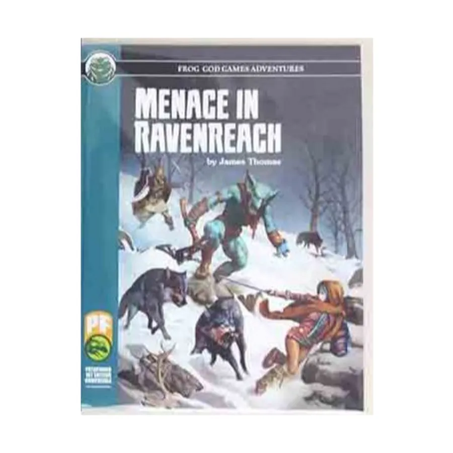 Menace in Ravenreach (Pathfinder), Pathfinder Sourcebooks & Supplements (Frog God Games), мягкая обложка
Menace in Ravenreach (Pathfinder), Pathfinder Sourcebooks & Supplements (Frog God Games), мягкая обложка