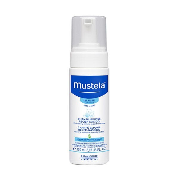 Пенный шампунь для новорожденных 150 мл Mustela
Пенный шампунь для новорожденных 150 мл Mustela