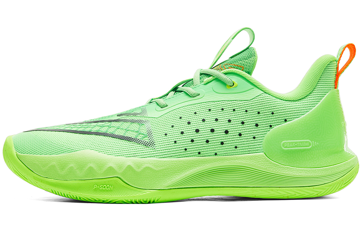 PEAK Баскетбольные кроссовки Taichi Large Triangle 4.0, мужские, низкие, цвет "электрический зеленый"
PEAK Баскетбольные кроссовки Taichi Large Triangle 4.0, мужские, низкие, цвет "электрический зеленый"