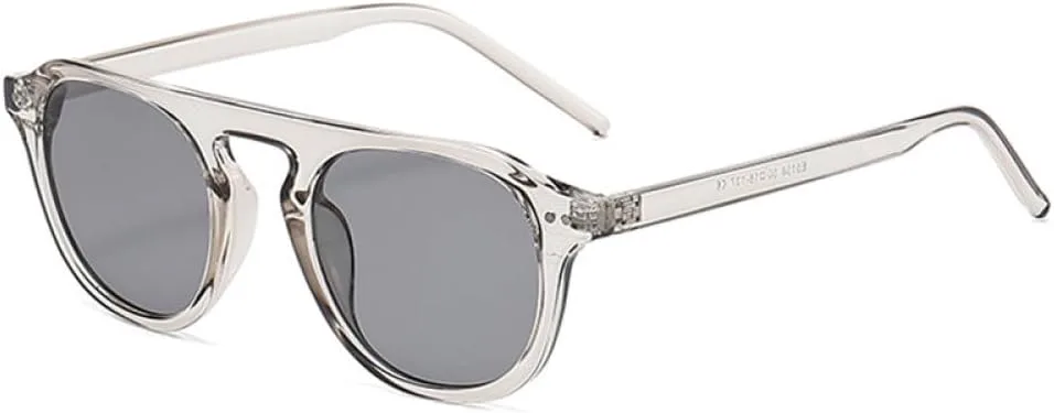 Солнцезащитные очки в стиле ретро с заклепками 2027 года, мужские, темно-зеленые, с защитой от УФ-излучения UV400, трендовые для женщин MTZJH, Gray Light Gray
Солнцезащитные очки в стиле ретро с заклепками 2027 года, мужские, темно-зеленые, с защитой от УФ-излучения UV400, трендовые для женщин MTZJH, Gray Light Gray