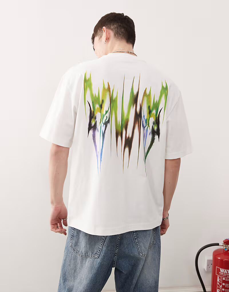 Футболка свободного кроя Weekday с графическим принтом спереди и сзади белого цвета, Белый, Футболка свободного кроя Weekday с графическим принтом спереди и сзади белого цвета
Футболка свободного кроя Weekday с графическим принтом спереди и сзади белого цвета, Белый, Футболка свободного кроя Weekday с графическим принтом спереди и сзади белого цвета