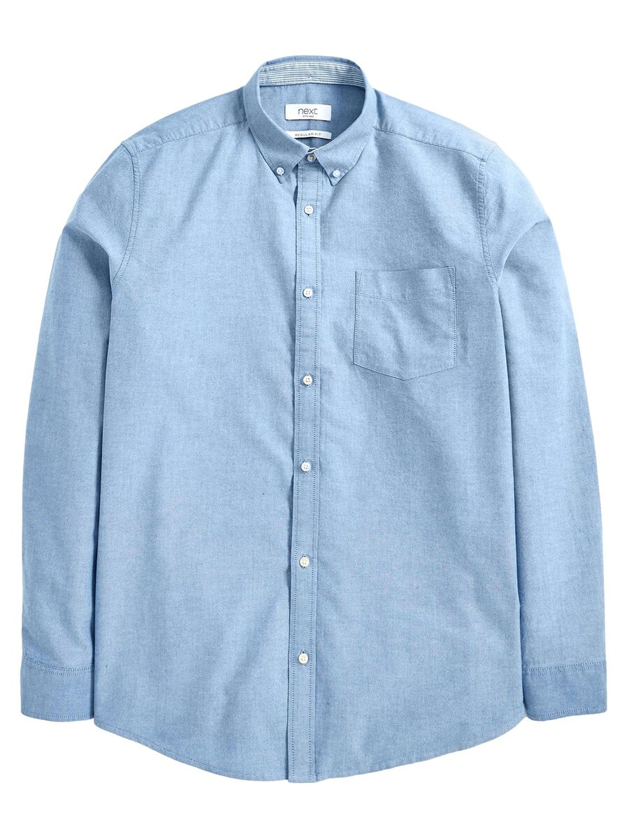 Рубашка обычного кроя на пуговицах Next, светло-синий
Рубашка обычного кроя на пуговицах Next, светло-синий