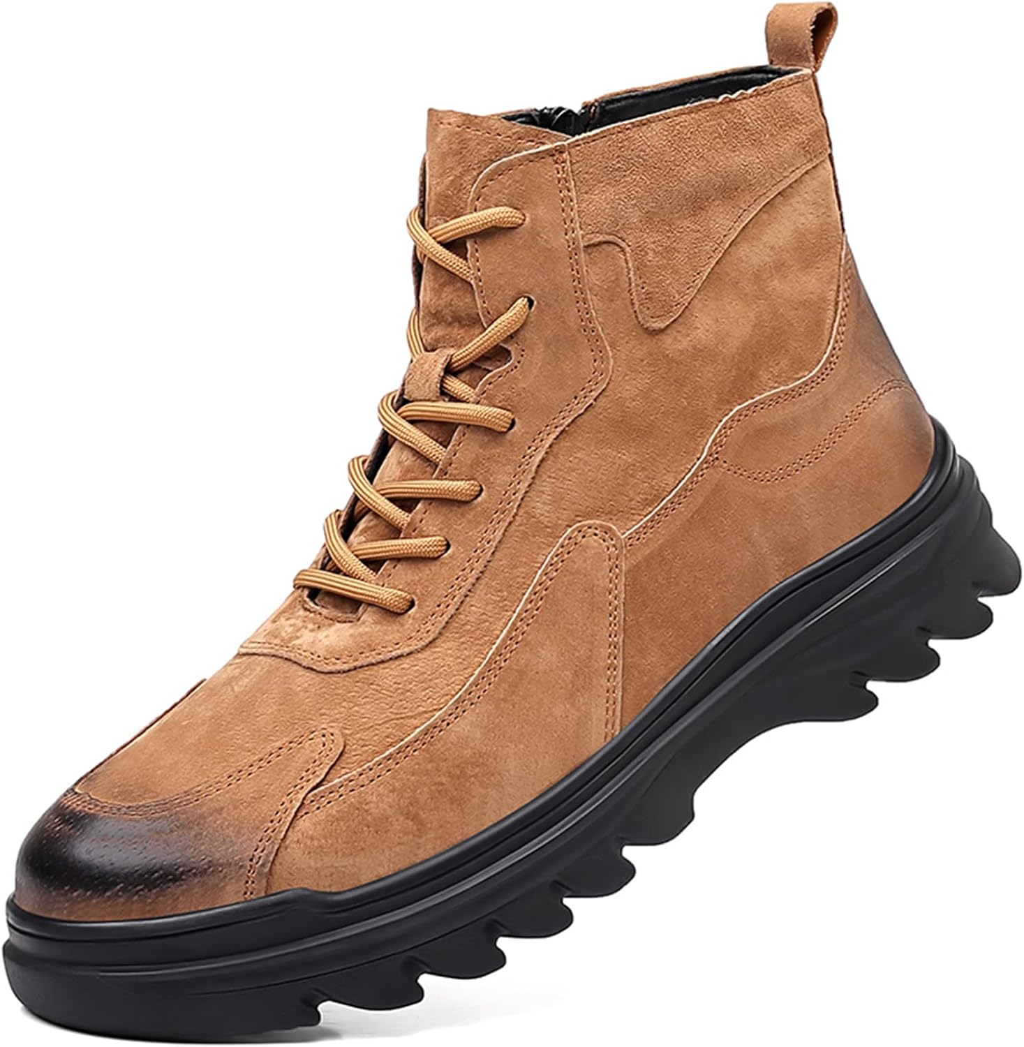 Мужские зимние ботинки Abborora Snow, водонепроницаемые, противоскользящие, с меховой подкладкой, теплые ботинки до щиколотки, на молнии, для прогулок и работы на улице, коричневый
Мужские зимние ботинки Abborora Snow, водонепроницаемые, противоскользящие, с меховой подкладкой, теплые ботинки до щиколотки, на молнии, для прогулок и работы на улице, коричневый