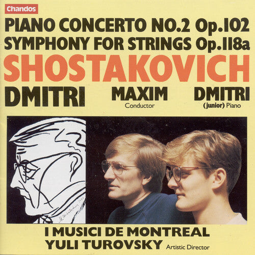 CD диск Shostakovich / I Musici De Montreal: Piano Concerto 2 / Symphony for Strings
CD диск Shostakovich / I Musici De Montreal: Piano Concerto 2 / Symphony for Strings