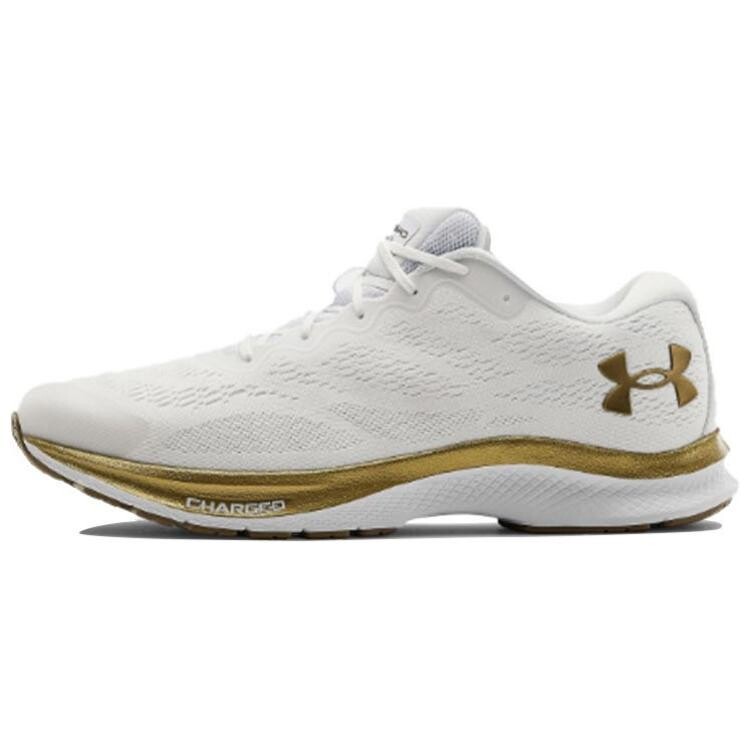 Кроссовки Charged Bandit 6 мужские с низким верхом белые/золотые Under Armour
Кроссовки Charged Bandit 6 мужские с низким верхом белые/золотые Under Armour