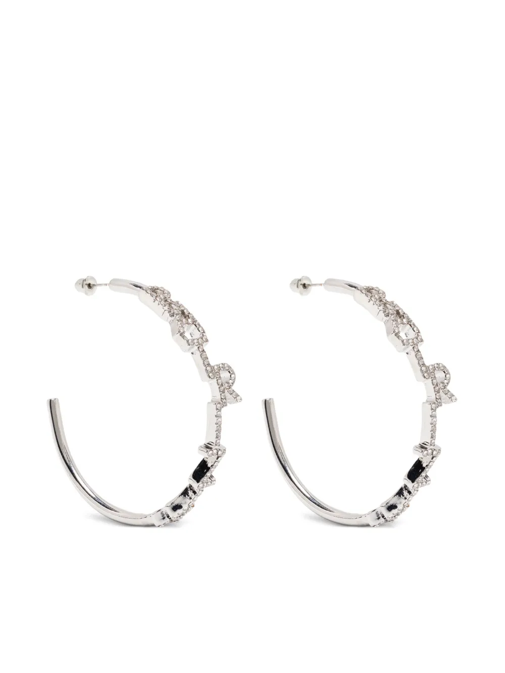 Серьги-кольца с кристаллами Patrizia Pepe, серебристый
Серьги-кольца с кристаллами Patrizia Pepe, серебристый