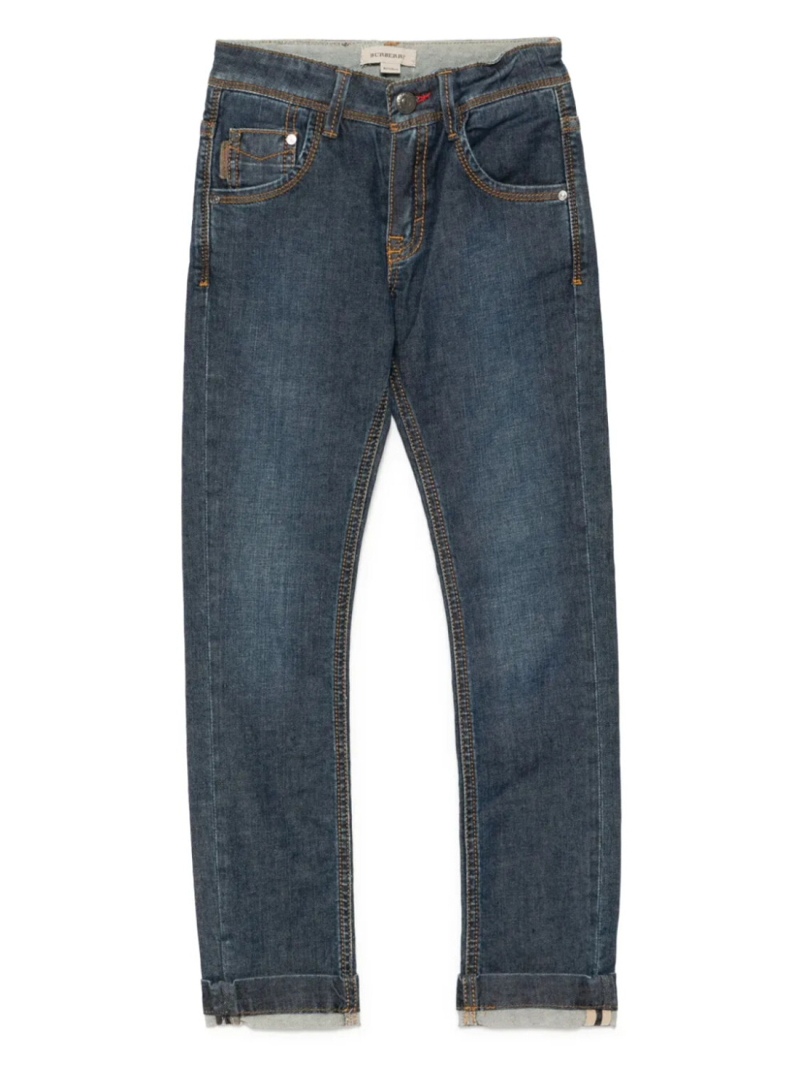 Джинсы Burberry Kids прямого покроя, синий
Джинсы Burberry Kids прямого покроя, синий