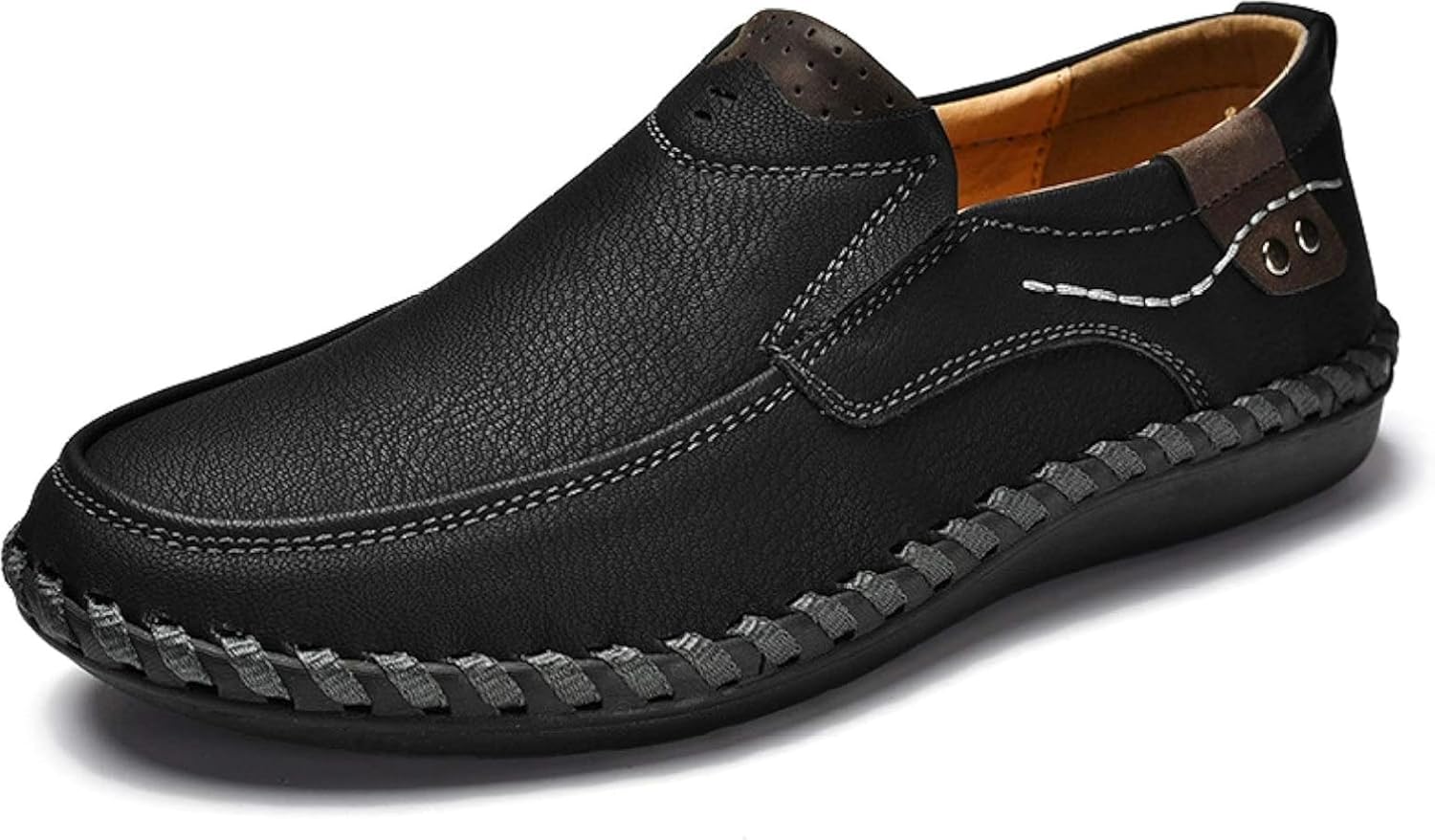 Мужские мягкие повседневные мокасины для ходьбы с плоской подошвой и скользящим верхом для вождения Sylaiwao, черный
Мужские мягкие повседневные мокасины для ходьбы с плоской подошвой и скользящим верхом для вождения Sylaiwao, черный