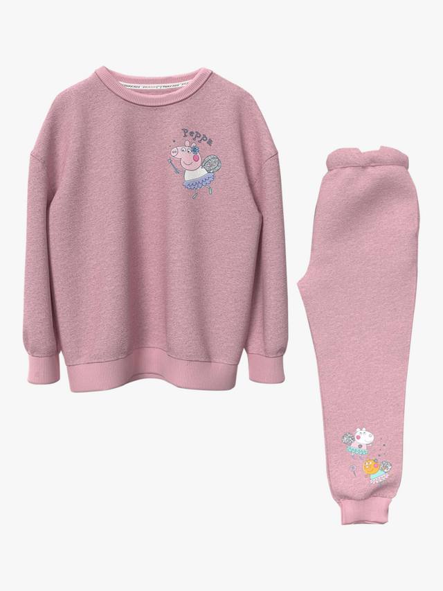 Детский комплект Peppa Pig: худи и джоггеры Brand Threads, Pink
Детский комплект Peppa Pig: худи и джоггеры Brand Threads, Pink