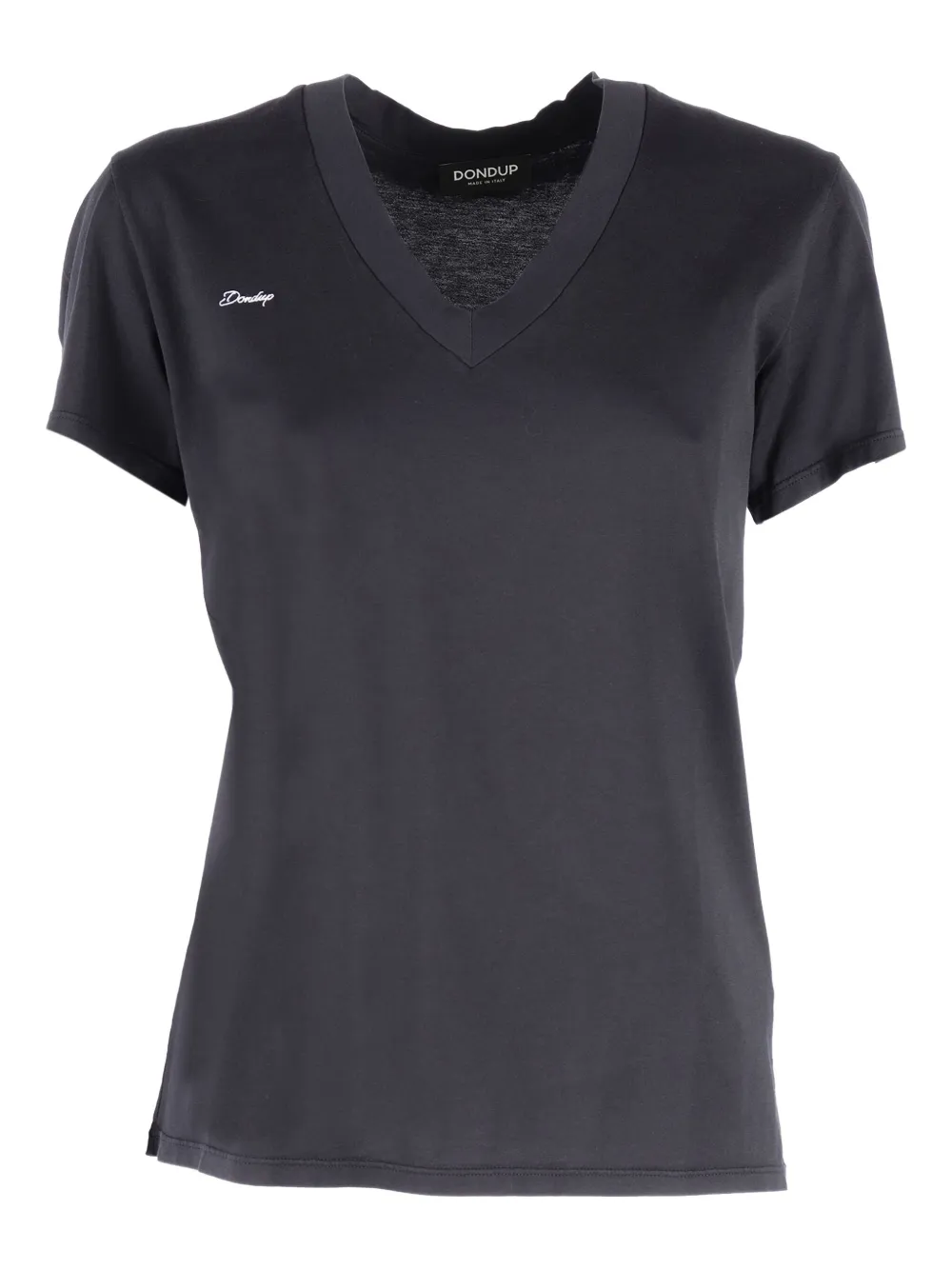 Футболка с V-образным вырезом и вышивкой Dondup, черный
Футболка с V-образным вырезом и вышивкой Dondup, черный