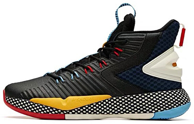 Баскетбольные кроссовки мужские высокие черные/синие/цвет слоновой кости Anta
Баскетбольные кроссовки мужские высокие черные/синие/цвет слоновой кости Anta