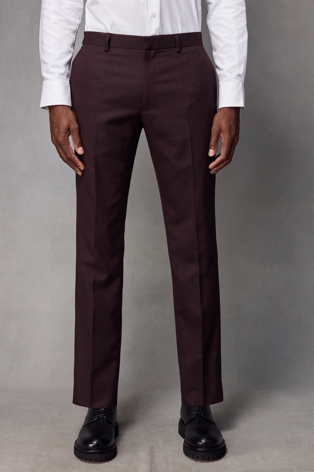 Тексту шерстяные костюмные брюки Next, красный 
Тексту шерстяные костюмные брюки Next, красный