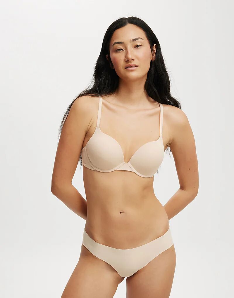 Бюстгальтер-футболка Push Up2 Ultimate Comfort бежевого цвета Cotton:On
Бюстгальтер-футболка Push Up2 Ultimate Comfort бежевого цвета Cotton:On