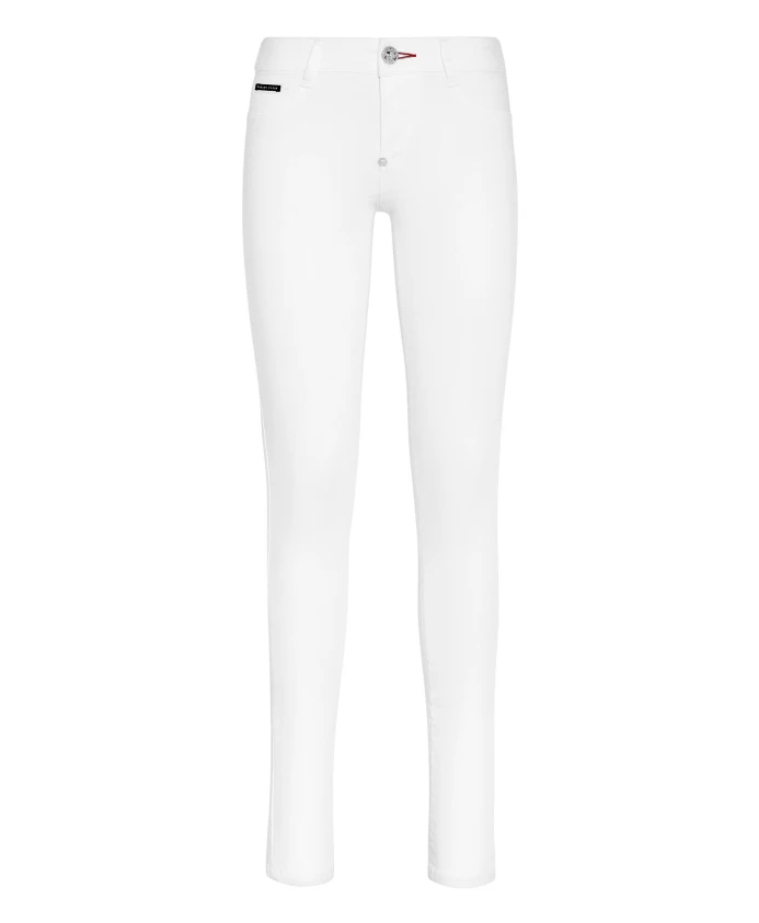 Джинсовые леггинсы с очень высокой талией Philipp Plein, белый
Джинсовые леггинсы с очень высокой талией Philipp Plein, белый