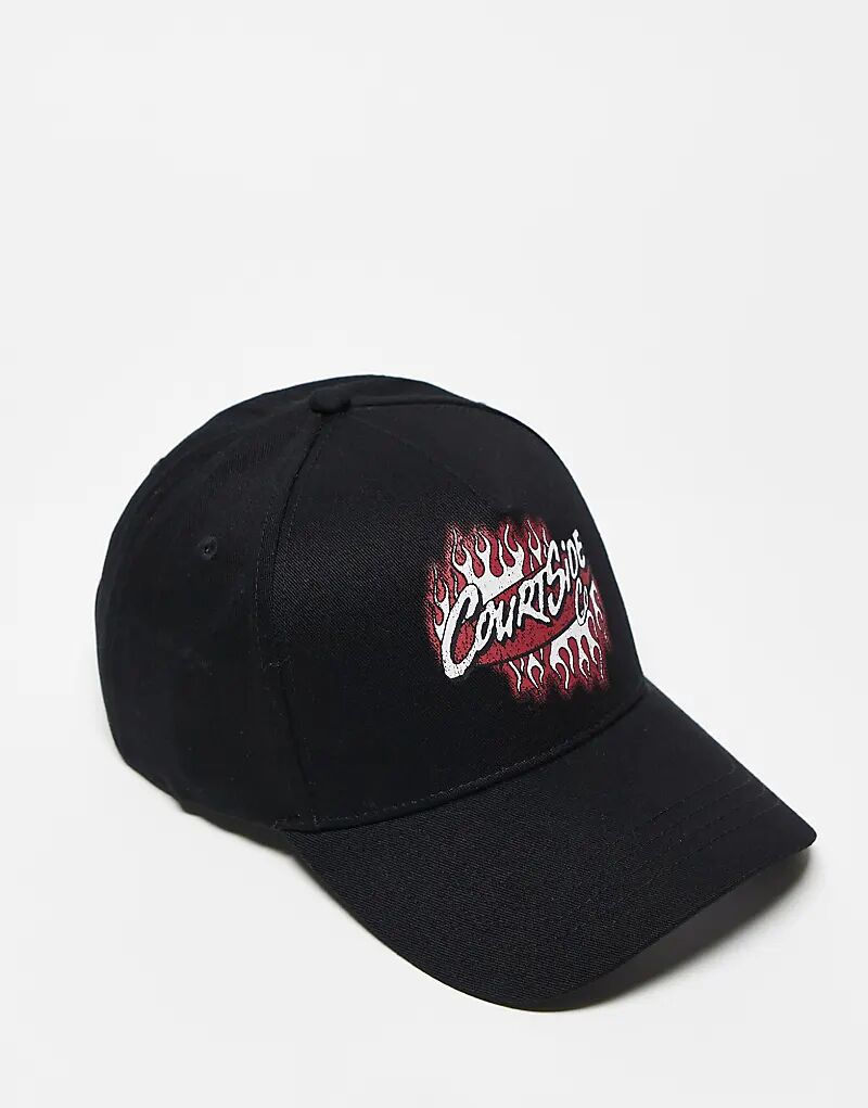 Кепка Snapback с логотипом Courtside черного цвета
Кепка Snapback с логотипом Courtside черного цвета