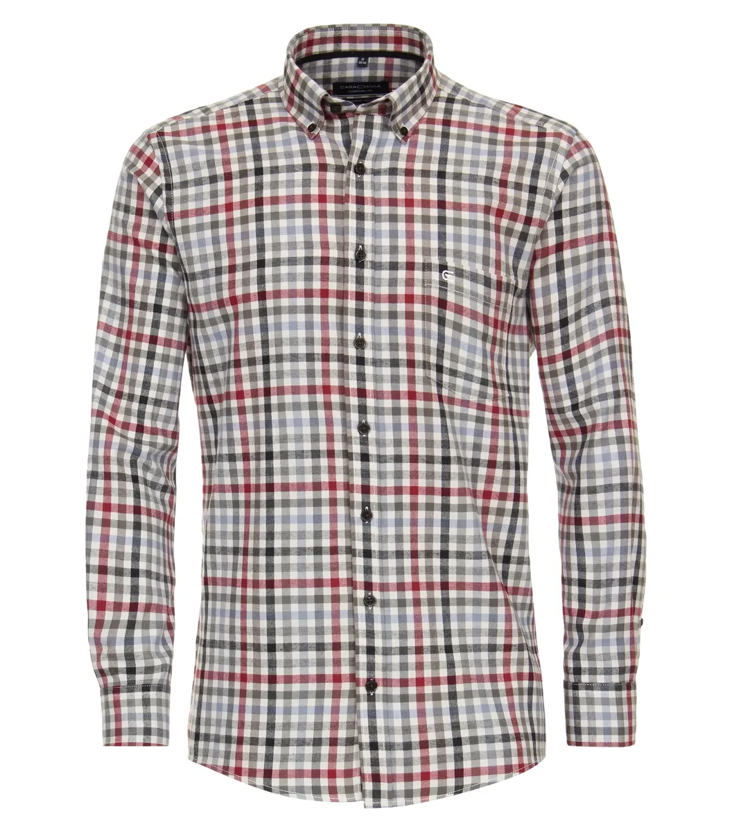 Рубашка CASAMODA с длинными рукавами "Повседневная рубашка CASAMODA в клетку", красный
Рубашка CASAMODA с длинными рукавами "Повседневная рубашка CASAMODA в клетку", красный