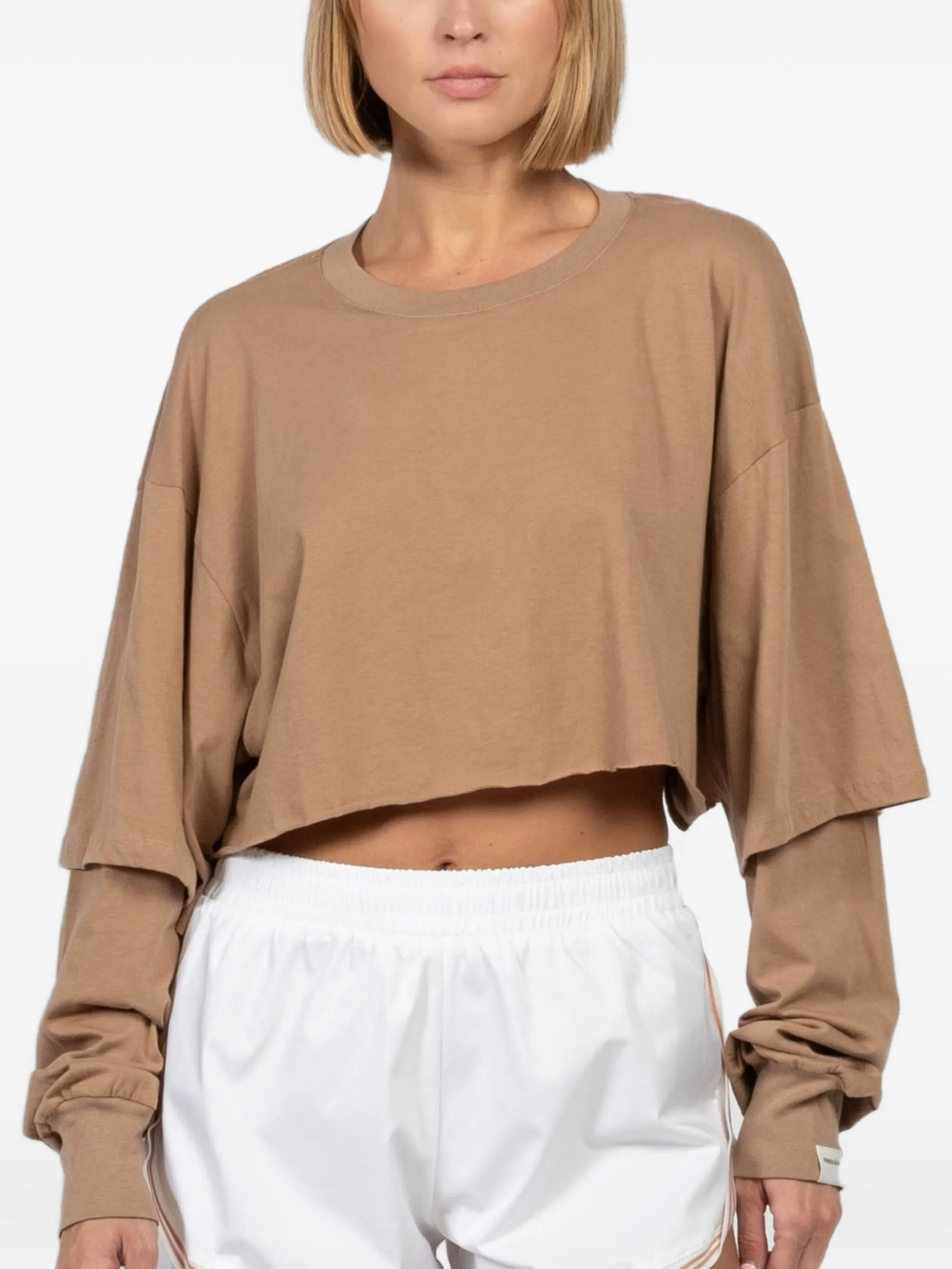 Укороченный двухслойный топ Easy Breeze Freedér, коричневый
Укороченный двухслойный топ Easy Breeze Freedér, коричневый