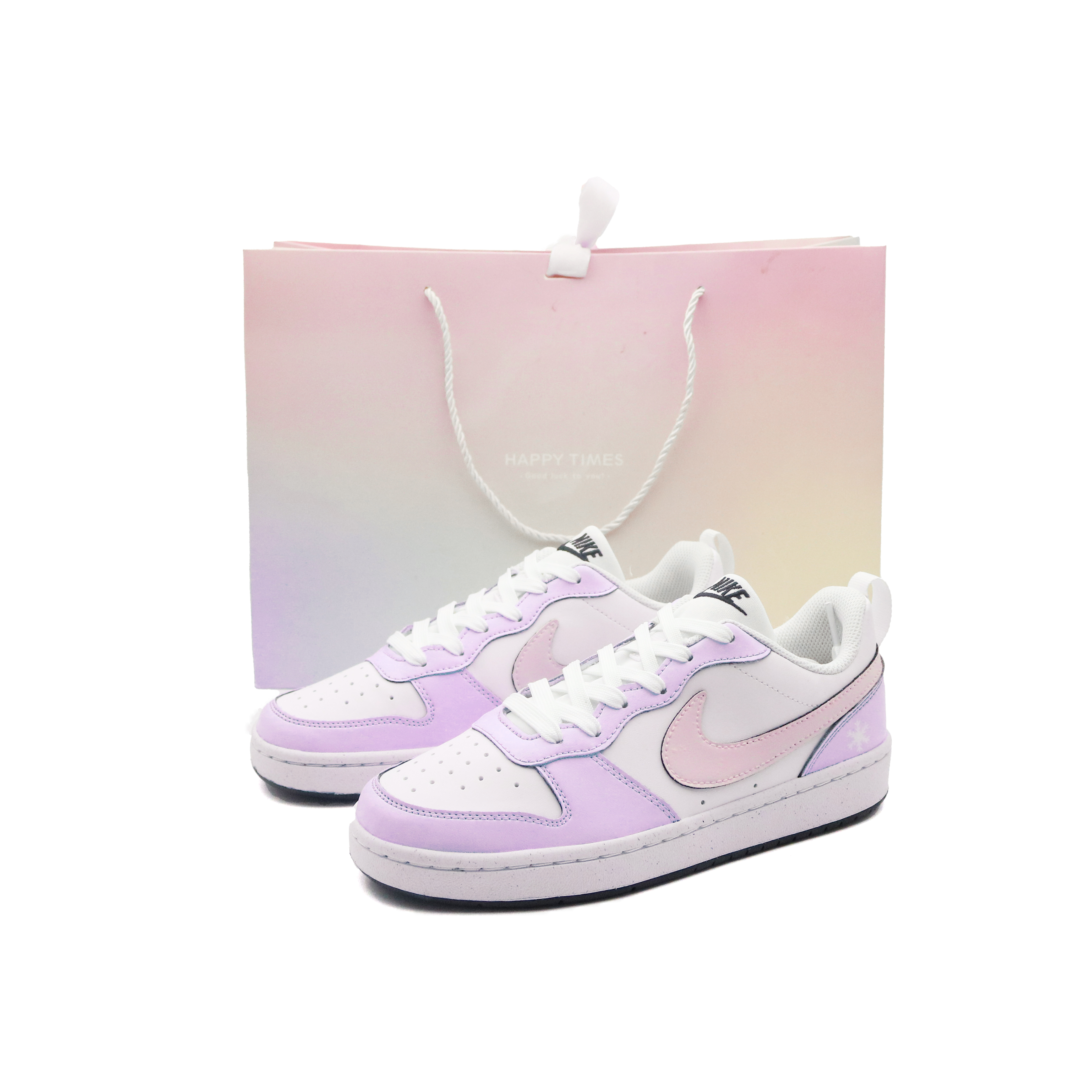 Nike Легкие амортизирующие низкие детские кроссовки для скейтбординга Court Borough LOW RECRAFT фиолетово-розового цвета для подростков 
Nike Легкие амортизирующие низкие детские кроссовки для скейтбординга Court Borough LOW RECRAFT фиолетово-розового цвета для подростков