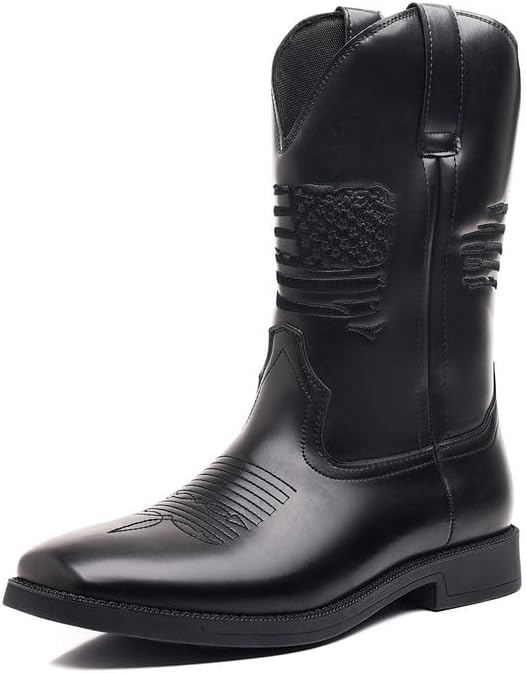 Мужские ковбойские сапоги XBTEVUDAK в западном стиле, зимние сапоги, классическая вышивка, сапоги с квадратным носком, стиль кантри, сапоги до середины голени, ковбойские сапоги, черный
Мужские ковбойские сапоги XBTEVUDAK в западном стиле, зимние сапоги, классическая вышивка, сапоги с квадратным носком, стиль кантри, сапоги до середины голени, ковбойские сапоги, черный