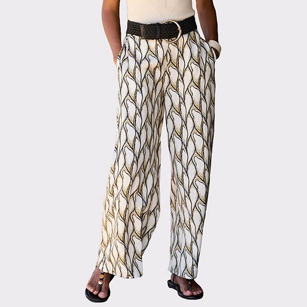 Женские брюки с принтом wide leg Lascana
Женские брюки с принтом wide leg Lascana