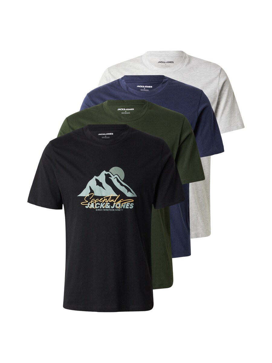 Футболка JACK & JONES JACK & JONES JJSUN, Navy/mottled grey/Dark green/Black
Футболка JACK & JONES JACK & JONES JJSUN, Navy/mottled grey/Dark green/Black