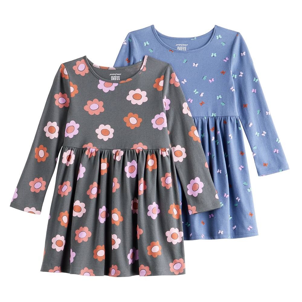 Комплект из 2 трикотажных платьев Jumping Beans с длинными рукавами для девочек 4–12 лет, цвет Butterfly Blue
Комплект из 2 трикотажных платьев Jumping Beans с длинными рукавами для девочек 4–12 лет, цвет Butterfly Blue