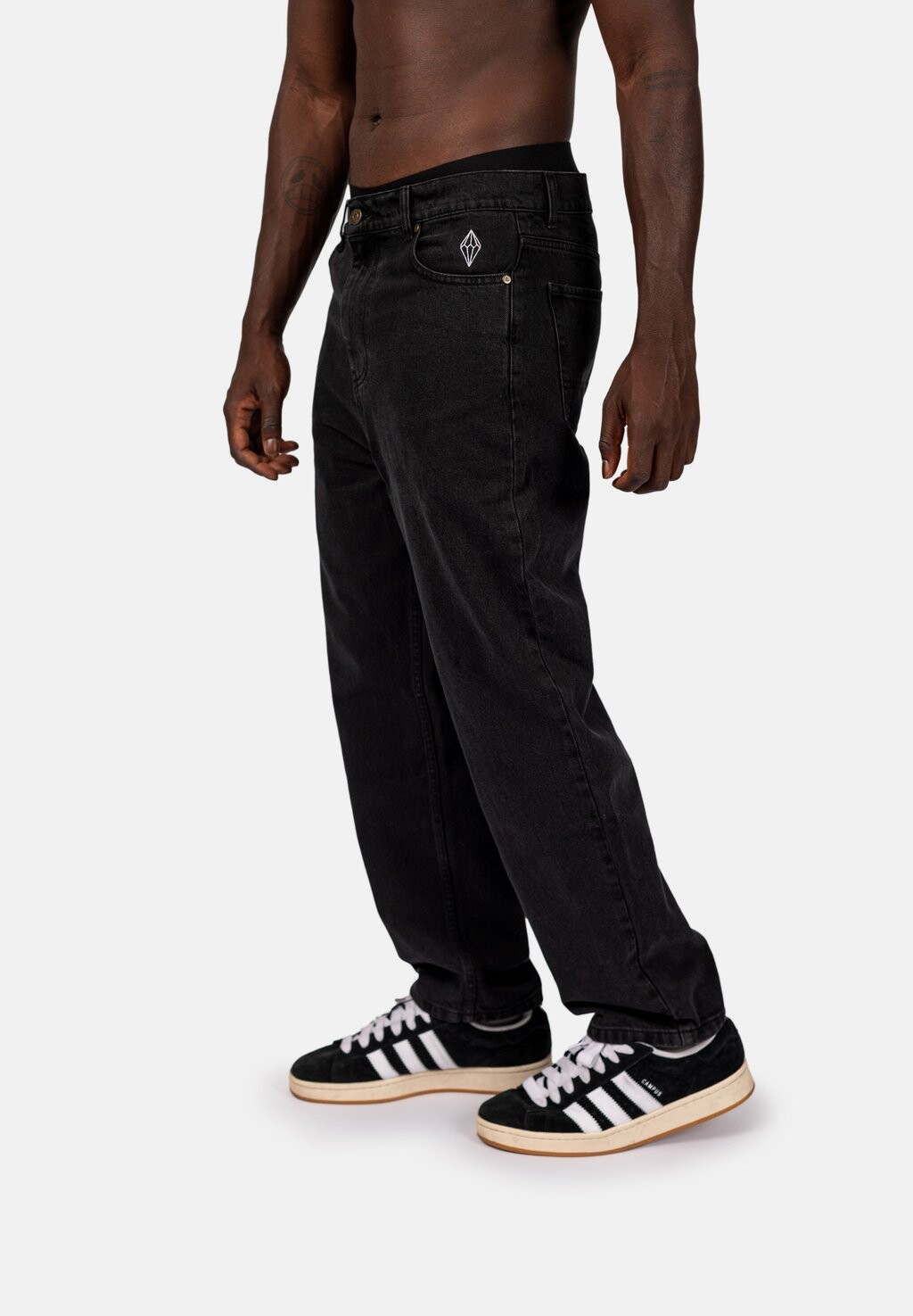 Джинсы свободного кроя WIDE CRYSTAL PARIS, черный деним
Джинсы свободного кроя WIDE CRYSTAL PARIS, черный деним