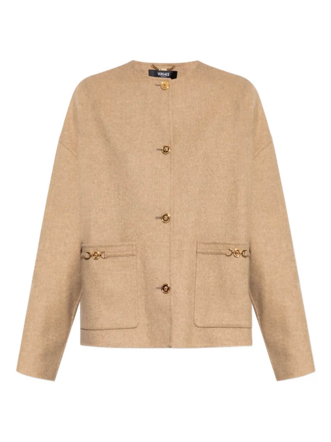 Пиджак Versace с декором Medusa, нейтральный
Пиджак Versace с декором Medusa, нейтральный