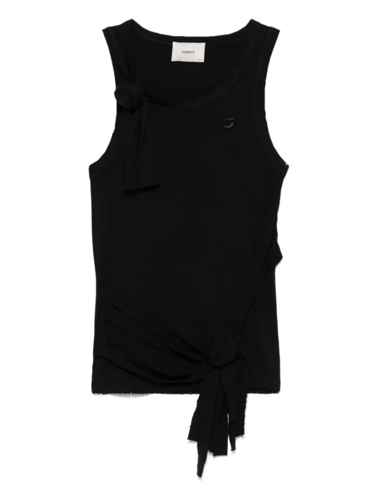 Майка с эффектом потертости и розового цвета Coperni, черный
Майка с эффектом потертости и розового цвета Coperni, черный