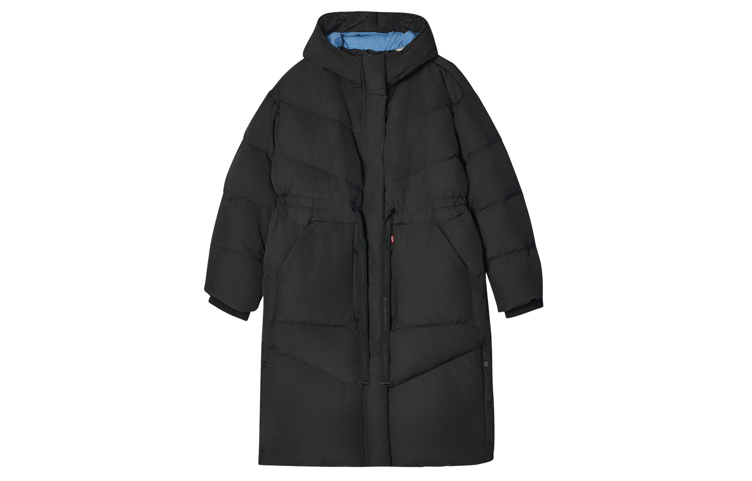 Levis Пуховик женский черный с капюшоном утепленный
Levis Пуховик женский черный с капюшоном утепленный