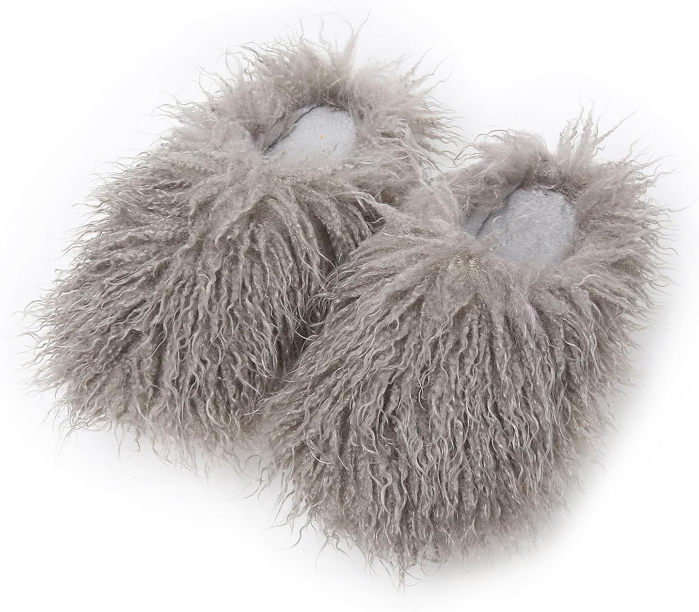 Большие пушистые тапочки из искусственного меха, унисекс, домашние шлепанцы с шерстяной текстурой, теплые плюшевые пушистые туфли с длинным ворсом для женщин Hevoy, серый
Большие пушистые тапочки из искусственного меха, унисекс, домашние шлепанцы с шерстяной текстурой, теплые плюшевые пушистые туфли с длинным ворсом для женщин Hevoy, серый