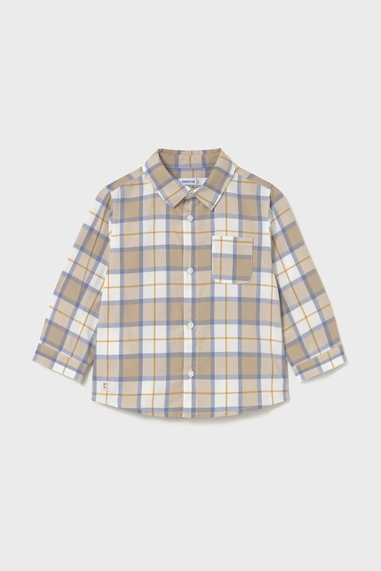 Детская хлопковая рубашка Mayoral, бежевый
Детская хлопковая рубашка Mayoral, бежевый