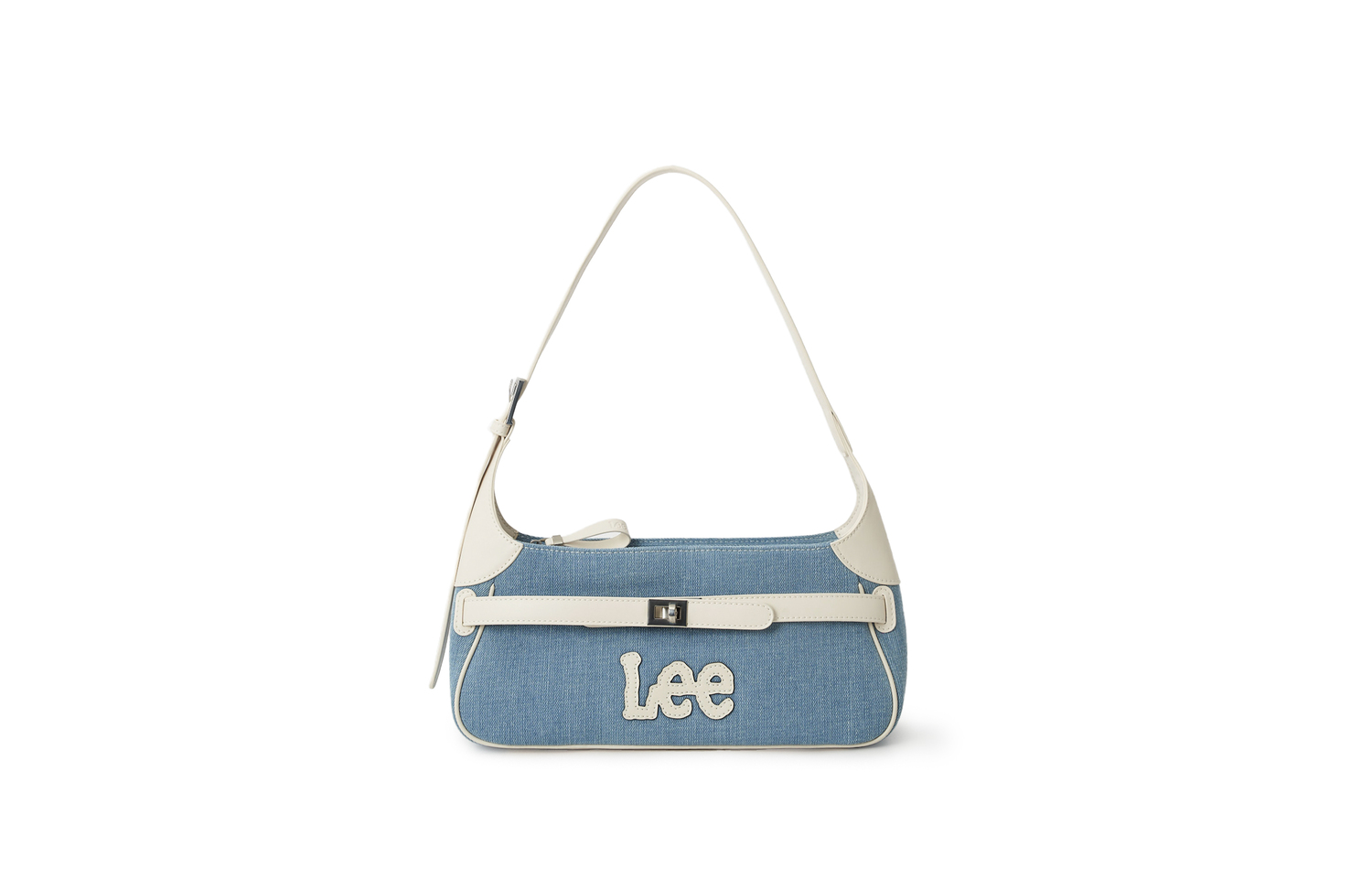 Lee Тканевая женская сумка, Light Blue & White 
Lee Тканевая женская сумка, Light Blue & White