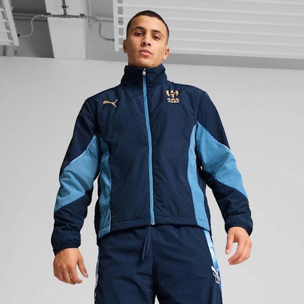 Мужская двусторонняя футбольная ветровка Puma X Kidsuper Al-Hilal Saudi Fc, синий
Мужская двусторонняя футбольная ветровка Puma X Kidsuper Al-Hilal Saudi Fc, синий