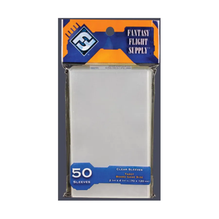Обложки для карт — размер настольной игры Таро, прозрачные (50), Fantasy Flight Supply - Card Sleeves
Обложки для карт — размер настольной игры Таро, прозрачные (50), Fantasy Flight Supply - Card Sleeves