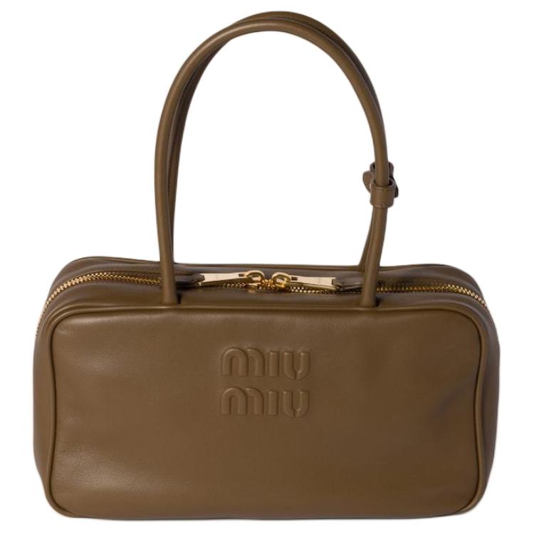 MIU MIU Средняя женская сумка из телячьей кожи тундрового зеленого цвета
MIU MIU Средняя женская сумка из телячьей кожи тундрового зеленого цвета