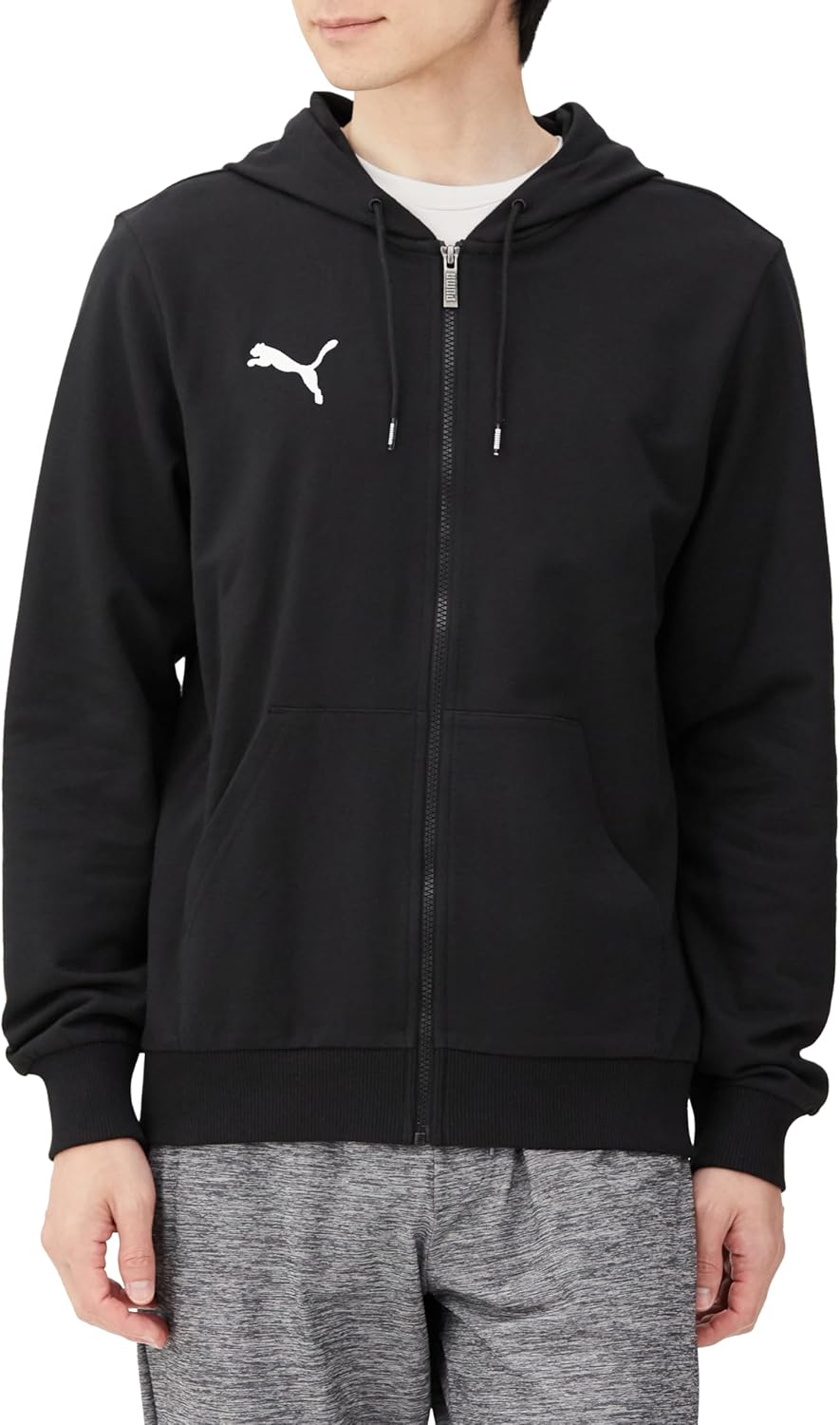 Мужская повседневная толстовка-куртка PUMA TeamGOAL (659325), белый/черный
Мужская повседневная толстовка-куртка PUMA TeamGOAL (659325), белый/черный
