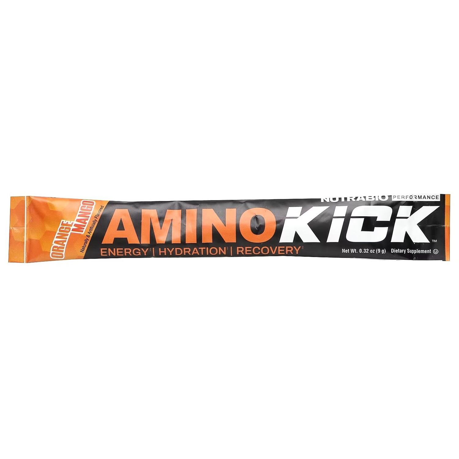 Amino Kick, апельсин и манго, 1 упаковка в стиках, 0,32 унции (9 г) Nutrabio
Amino Kick, апельсин и манго, 1 упаковка в стиках, 0,32 унции (9 г) Nutrabio