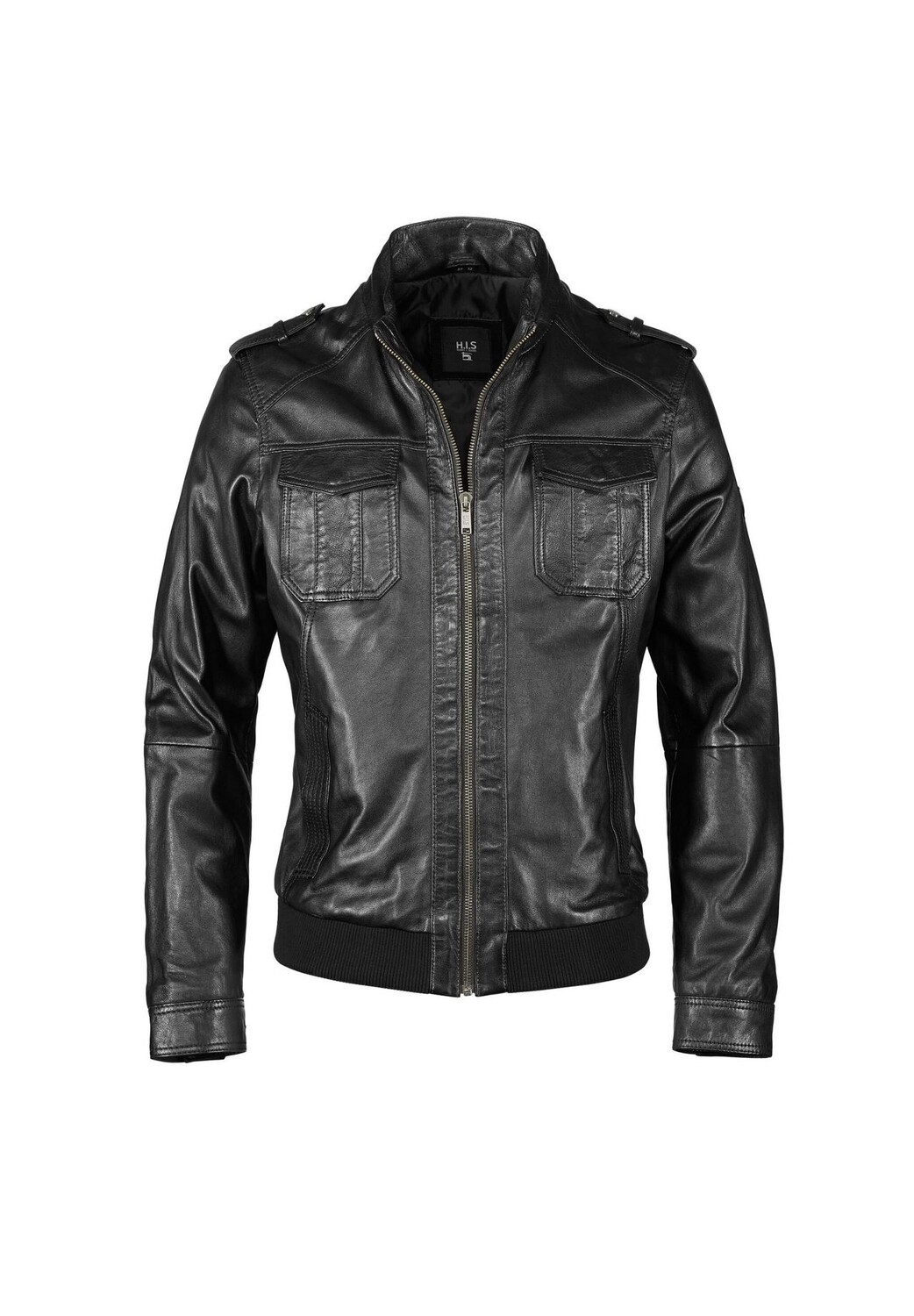 Кожаная куртка H.I.S, черный
Кожаная куртка H.I.S, черный