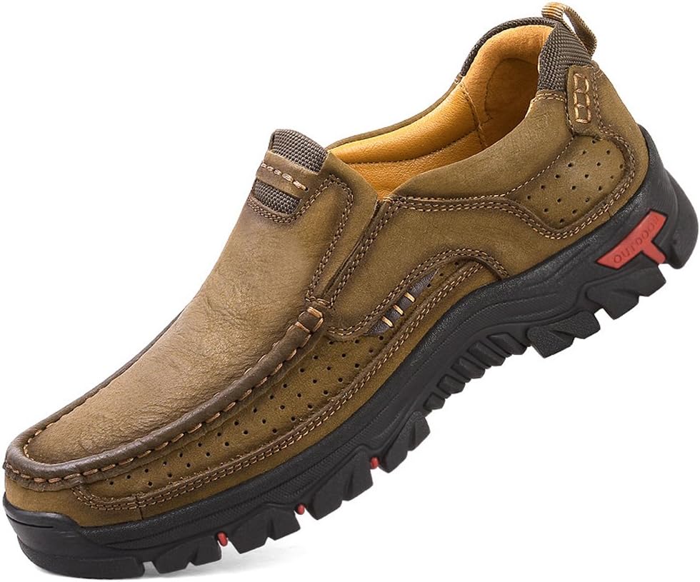 Мужские повседневные слипоны из кожи, удобные лоферы для ходьбы Alitikavic, хаки
Мужские повседневные слипоны из кожи, удобные лоферы для ходьбы Alitikavic, хаки