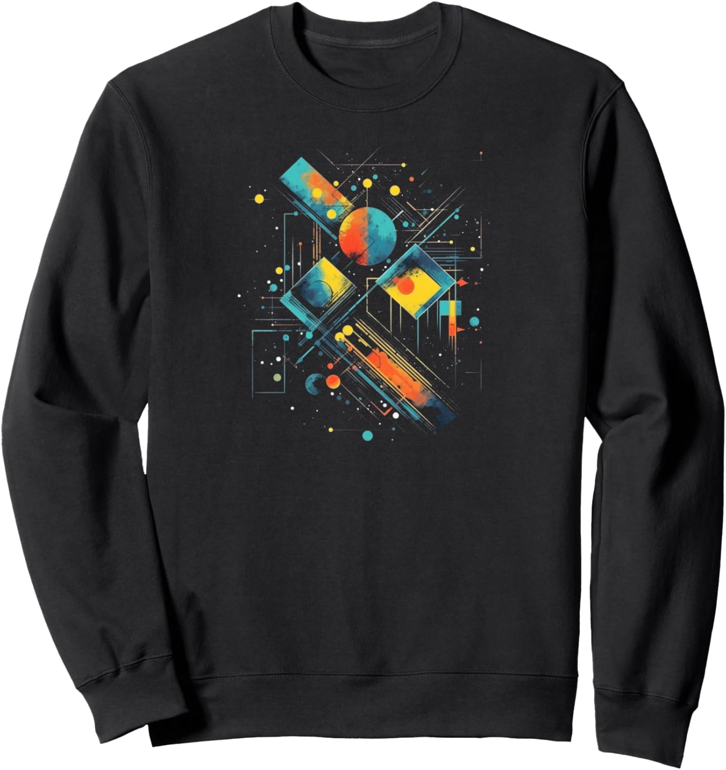 Толстовка с абстрактными геометрическими фигурами Geek Apparel, черный
Толстовка с абстрактными геометрическими фигурами Geek Apparel, черный
