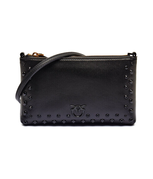 Сумка-клатч Pinko кожаная с заклепками, черный
Сумка-клатч Pinko кожаная с заклепками, черный
