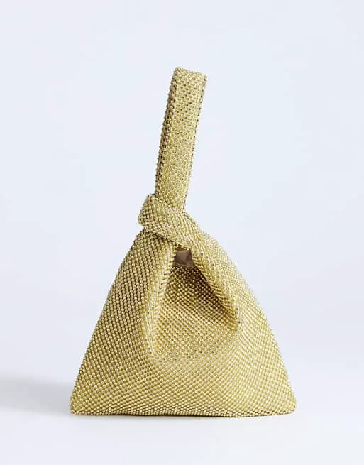 Золотистая сумка-саквояж Topshop Gwyn
Золотистая сумка-саквояж Topshop Gwyn