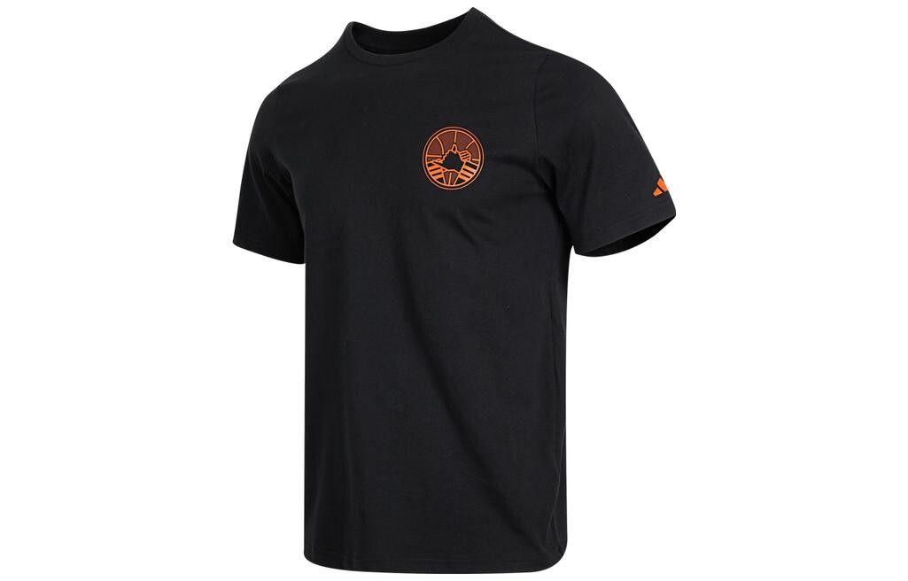 Футболка мужская черная Adidas, черный 
Футболка мужская черная Adidas, черный