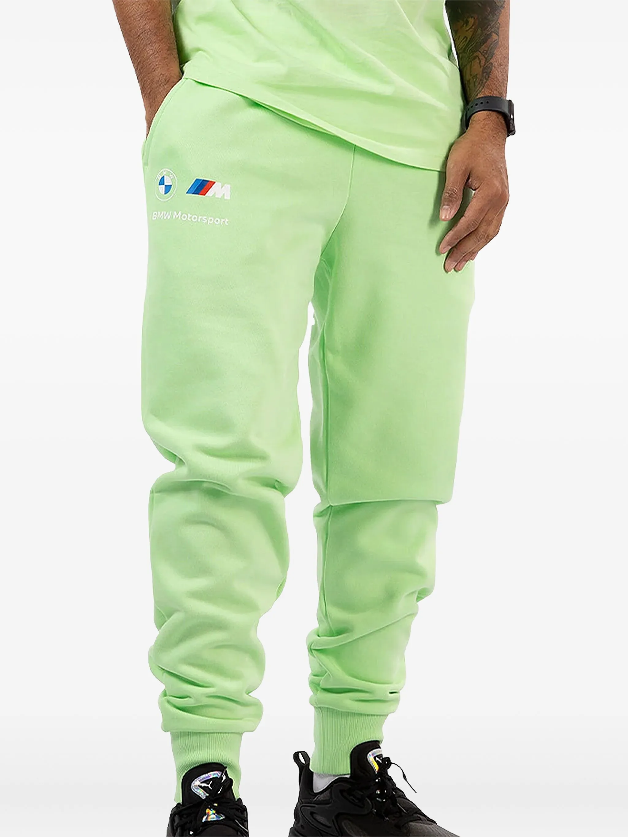 Спортивные брюки с логотипом из коллаборации с BMW M Motorsport Puma, зеленый
Спортивные брюки с логотипом из коллаборации с BMW M Motorsport Puma, зеленый
