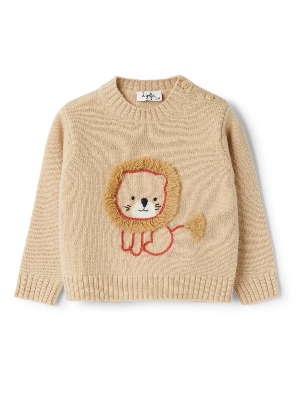 Шерстяной джемпер с вышивкой Il Gufo, коричневый
Шерстяной джемпер с вышивкой Il Gufo, коричневый